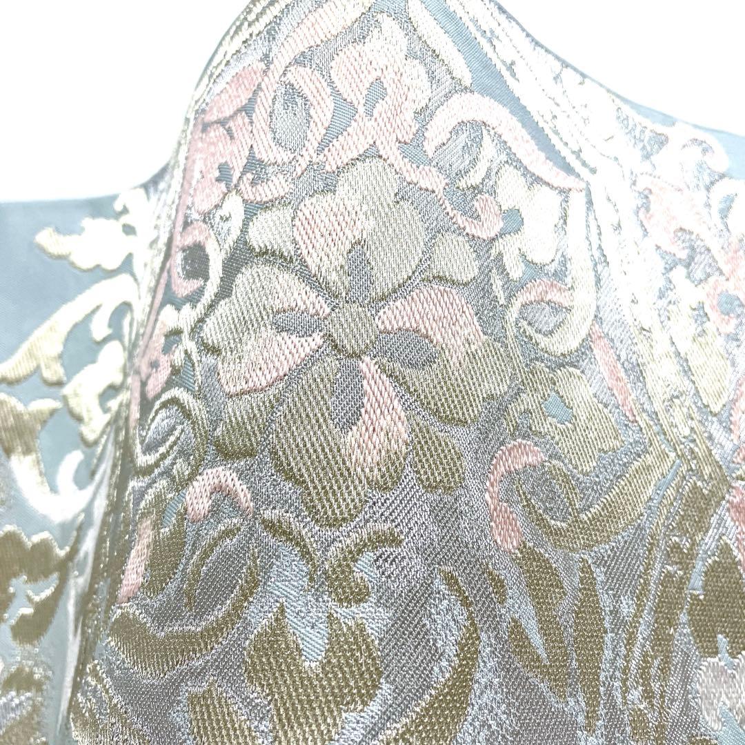 専用帯6100 ●川島織物謹製 高級 正絹 六通 袋帯 花文 華文