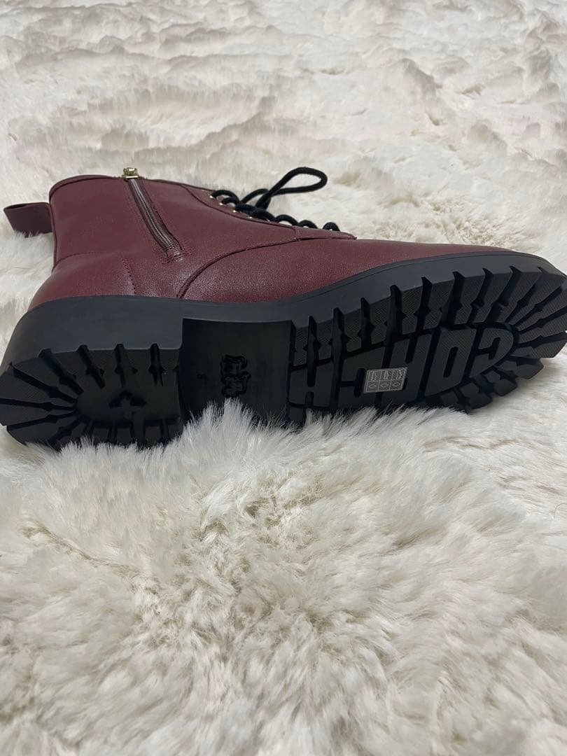 【極美品】COACH ライラブーティ　ブーツ　ボルドー　CW710