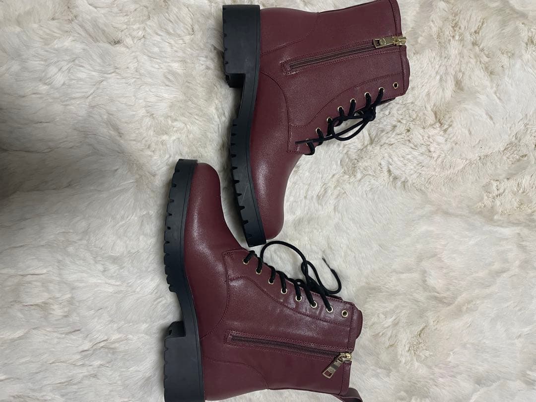 【極美品】COACH ライラブーティ　ブーツ　ボルドー　CW710