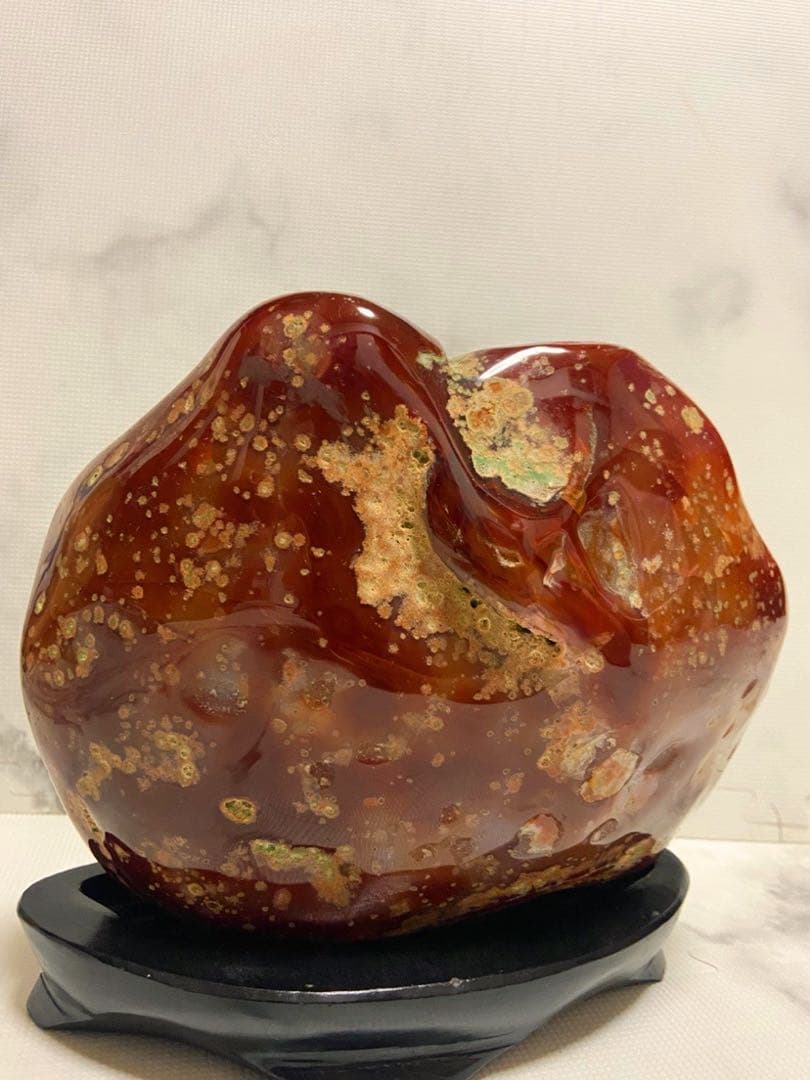 瑪瑙/アゲート/キラキラジオード/天然石/原石/置き物