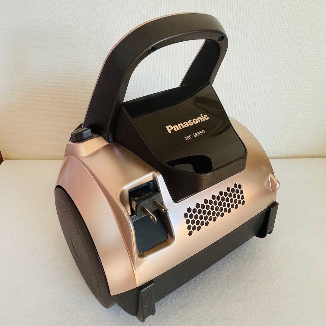 【美品】Panasonic サイクロン掃除機 MC-SR35G 小型軽量静音設計