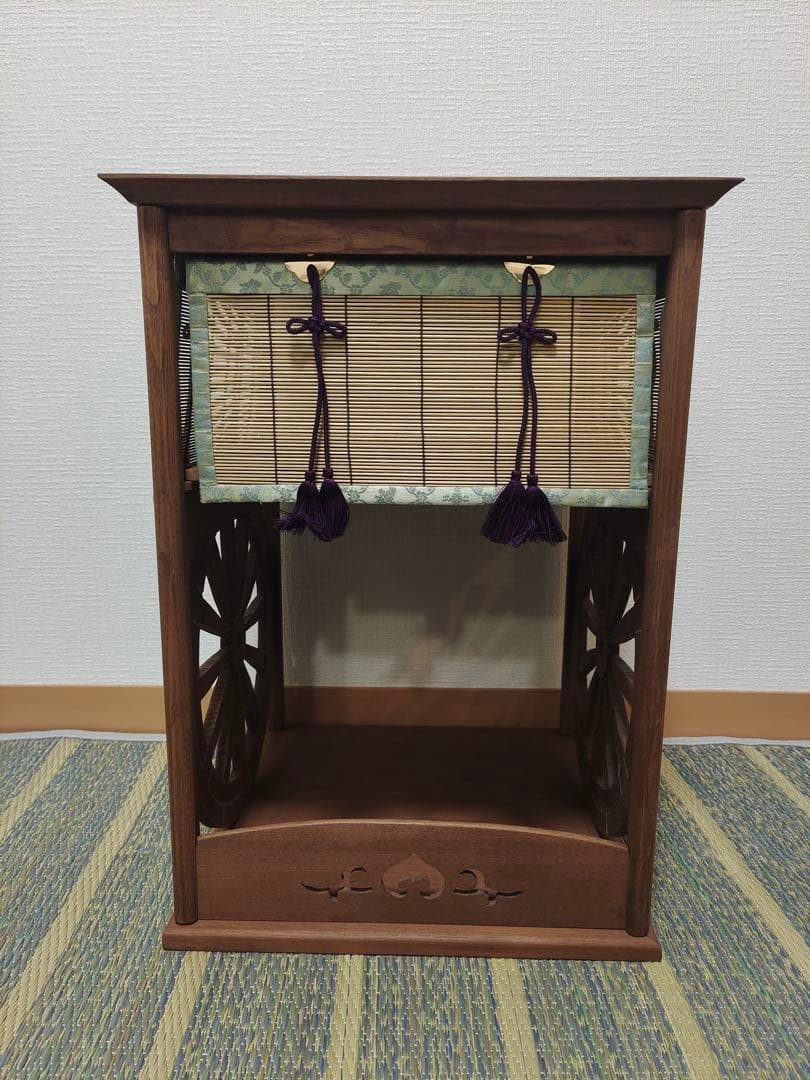 淡々斎好写 小川一徳作 御幸棚 煎茶道具 茶棚 茶事 棚物 紙箱 未使用品