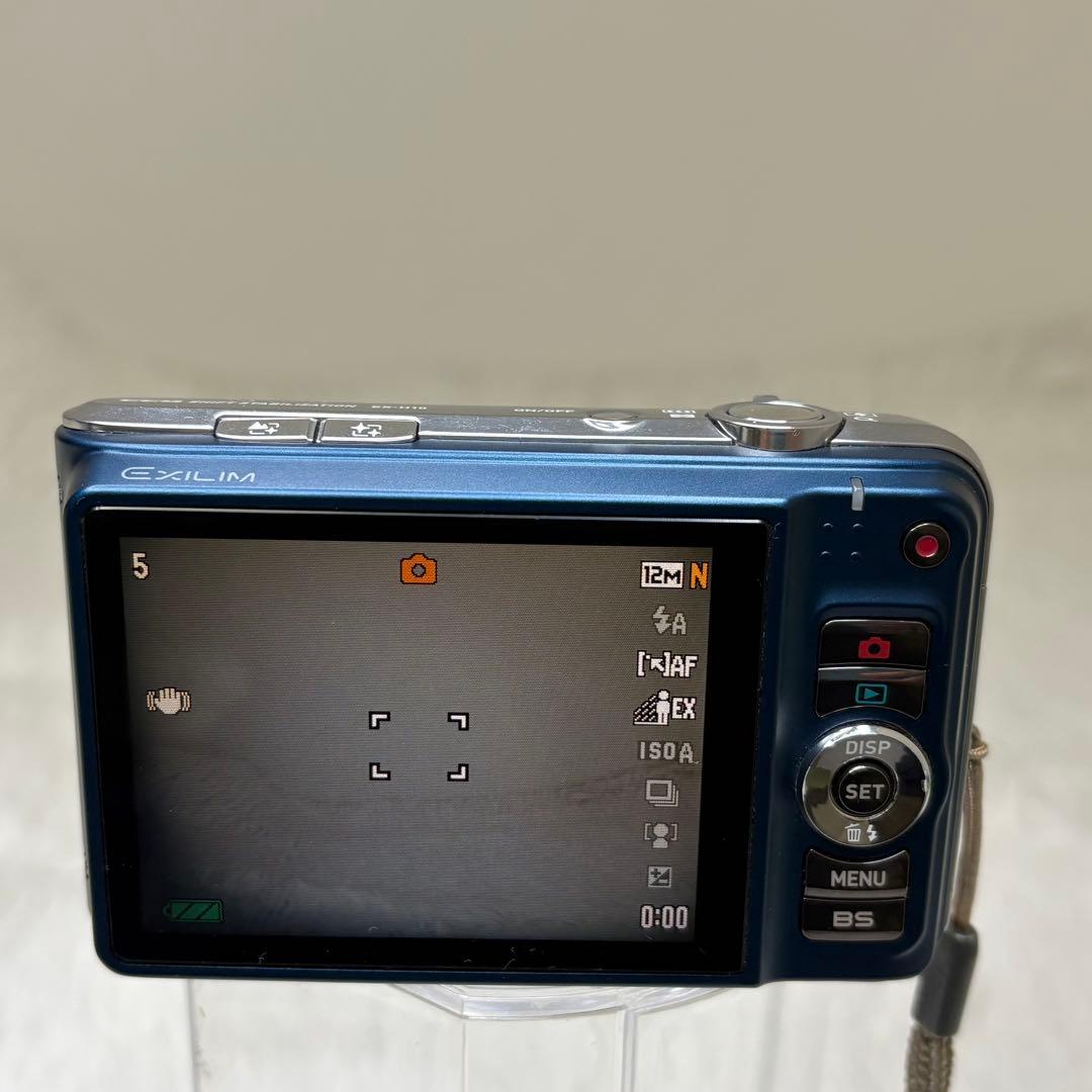 CASIO カメラ　EX-H10 充電器　ブルー　説明書 コンデジ　動作品