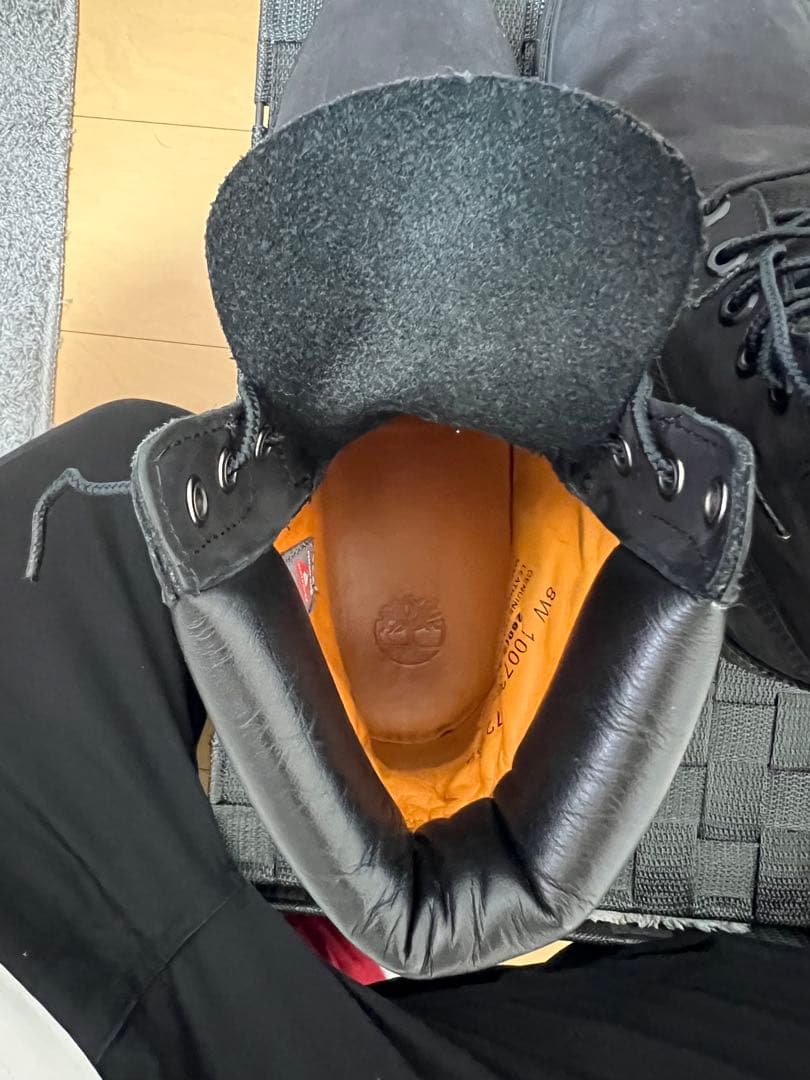 ティンバーランド　ハイカット　ブーツ　ブラック