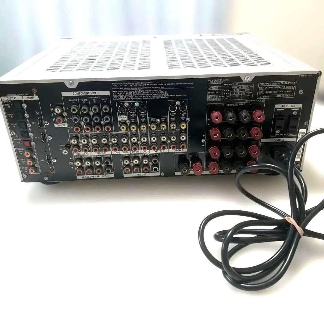 【感動美品】SONY DA3200ES AVアンプ ソニー
