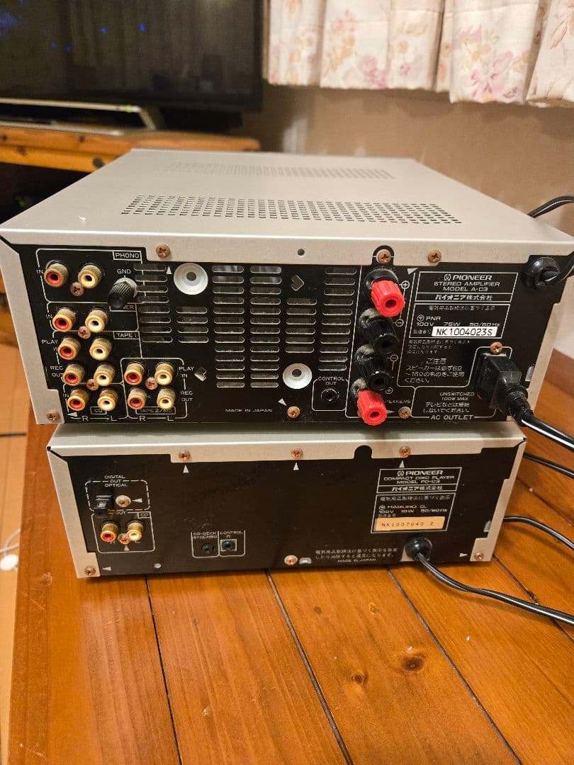 【動作確認済】Pioneer A-C3, PD-C3 シルバー コンポ