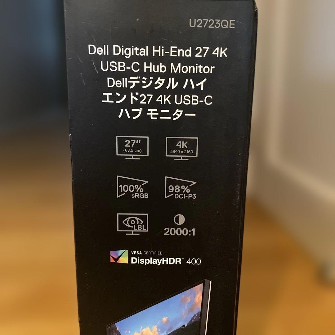 Dell 27インチ 4K モニター U2723QE