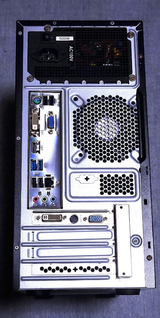 【ジャンク】自作PC Core-i7 3770搭載デスクトップ（664）