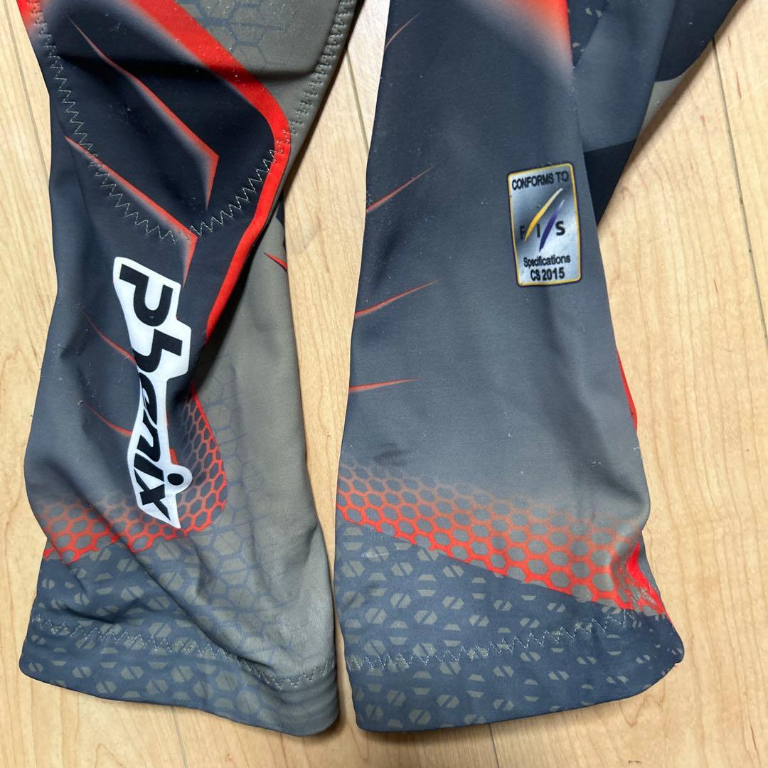 phenix スキースーツ グレー/レッド