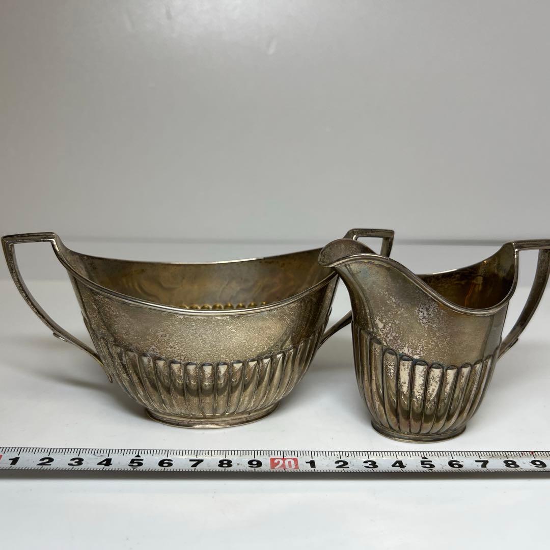 専用　ライオンホールマーク　銀製　ティーセット　509g 東さ8-0131☆2F