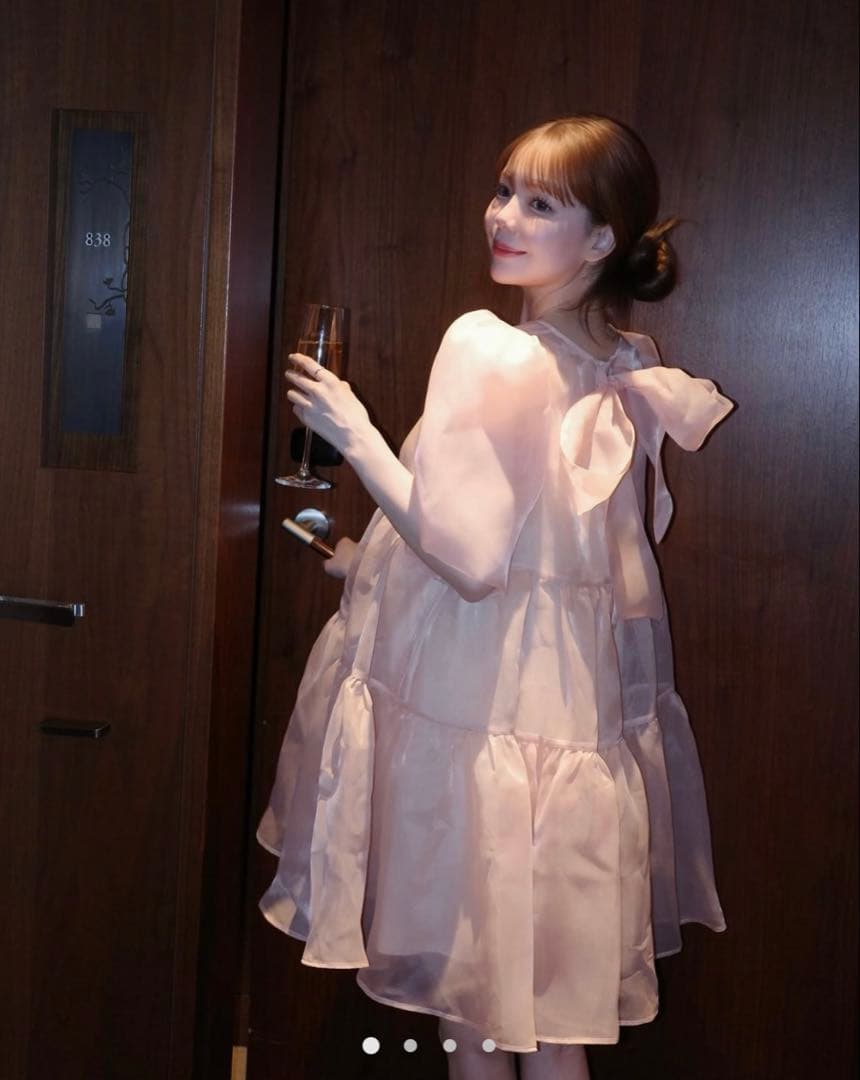 THE TOE Bellevue Dress ピンク