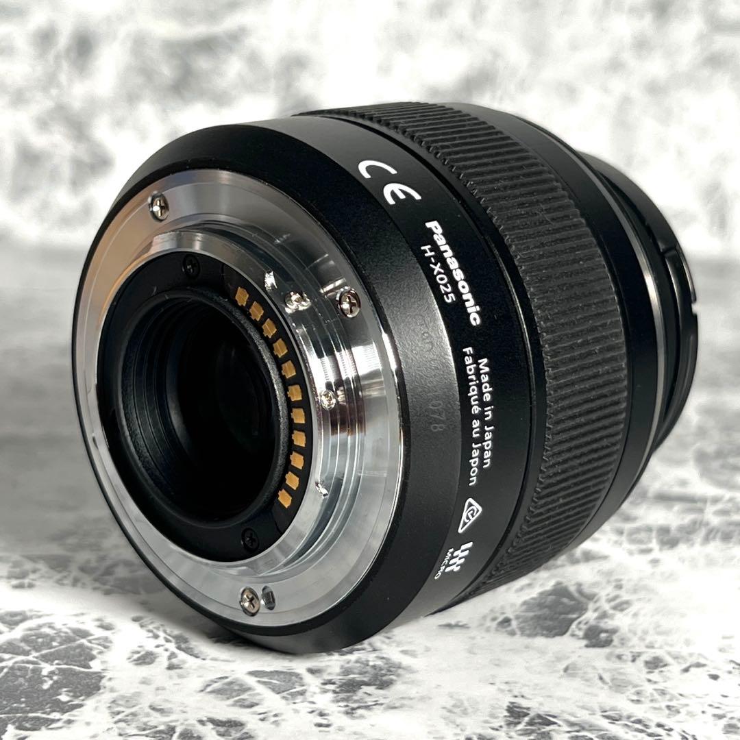 [フード・フィルター付] Panasonic LEICA 25mm F1.4