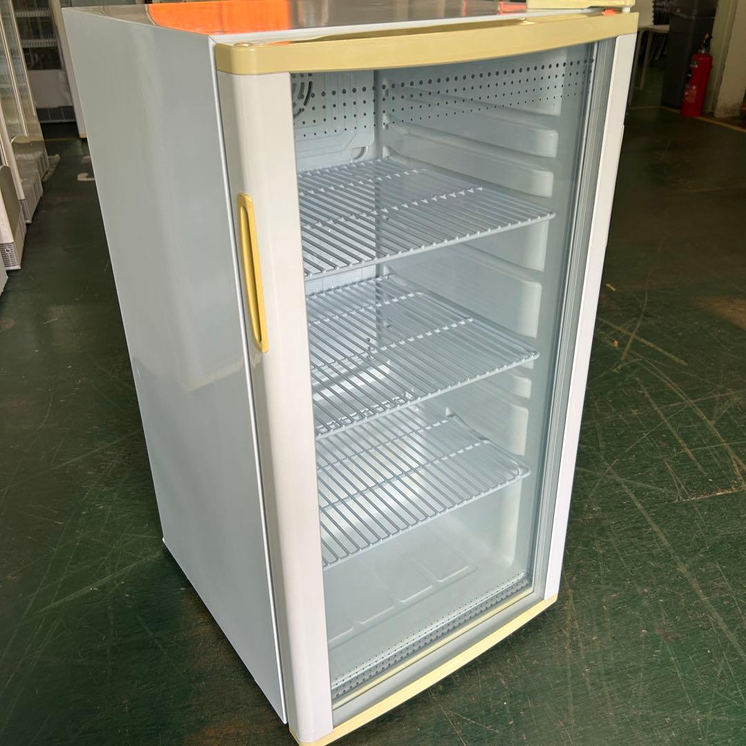 131業務用 冷蔵ショーケース オフィスコンビニ XW-105 左右開き 小型