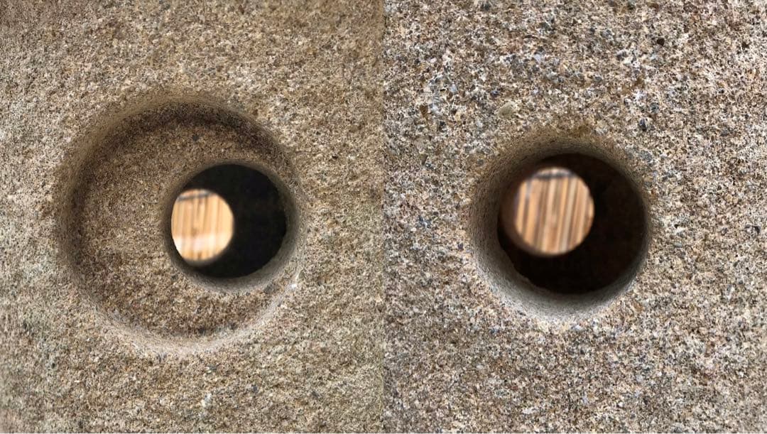 【天然自然石・茶庭石灯篭・坪庭箱庭灯篭・日本庭園９kg】庭石オブジェ置物苔玉植栽