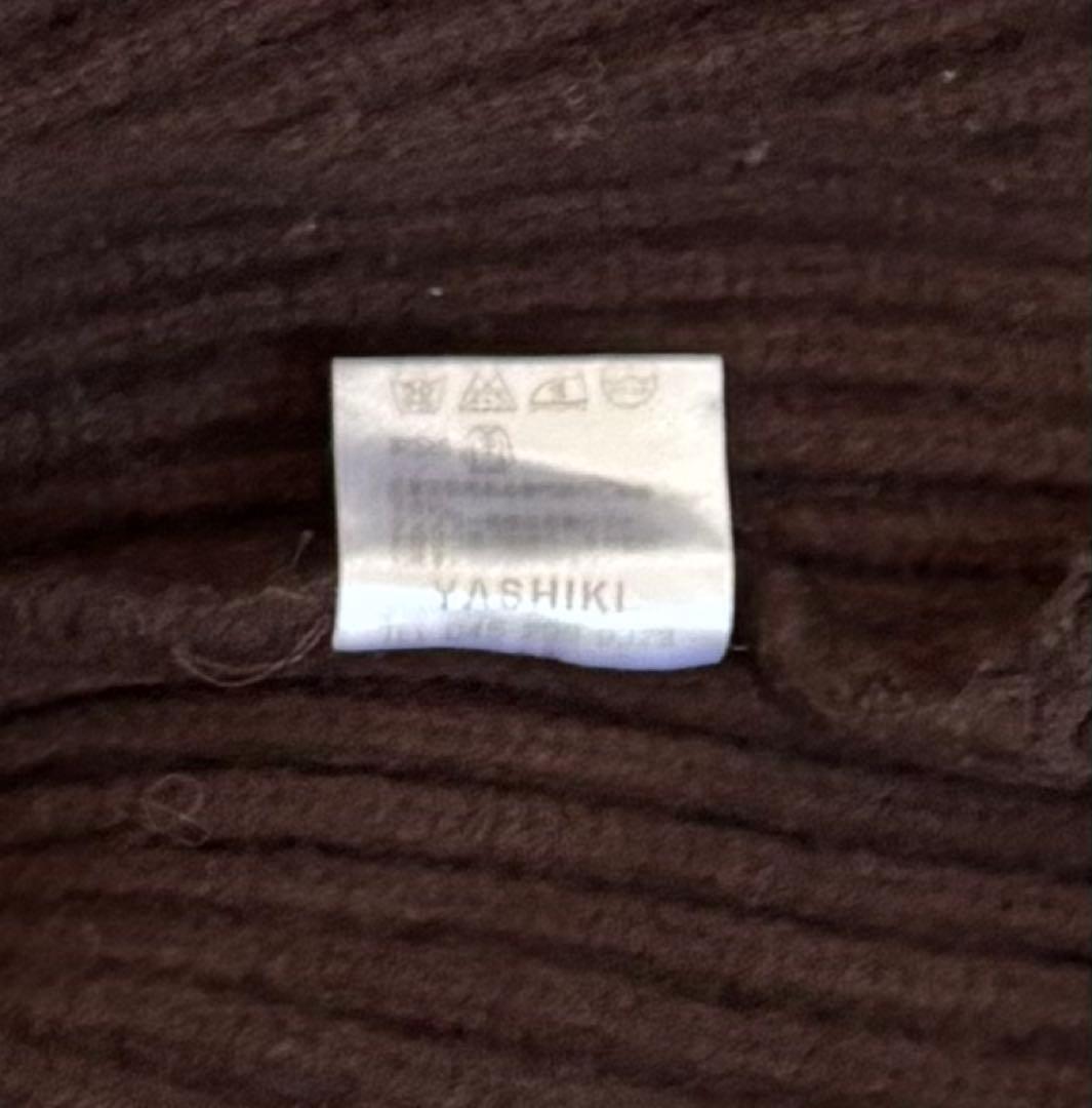 YASHIKI ヤシキ 霜柱 ニット セーター ダークブラウン