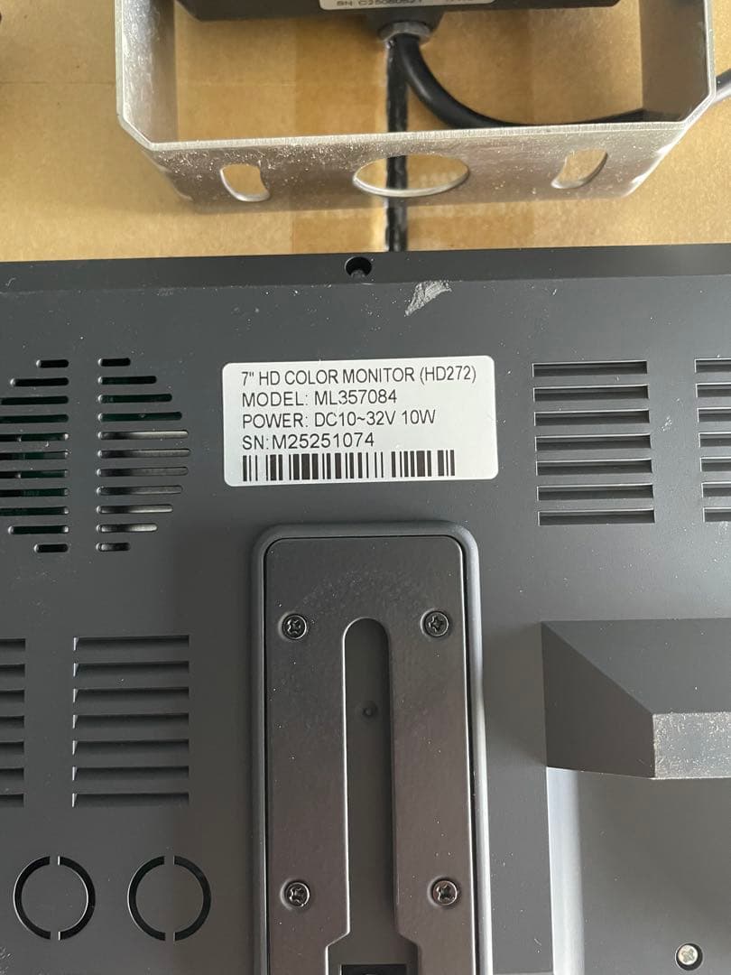 【新車取外し品】　三菱ふそう純正バックカメラ　モニター