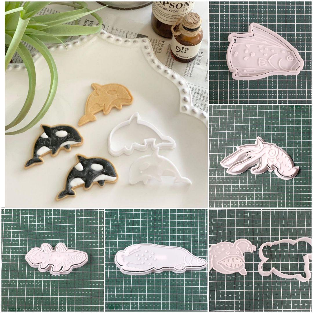 クッキー型　魚　御購入前に数と種類を選んでください