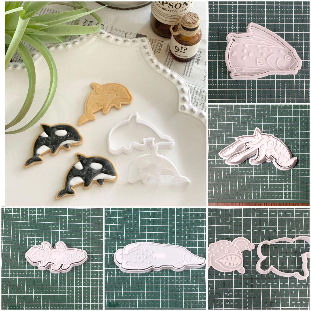 クッキー型　魚　御購入前に数と種類を選んでください