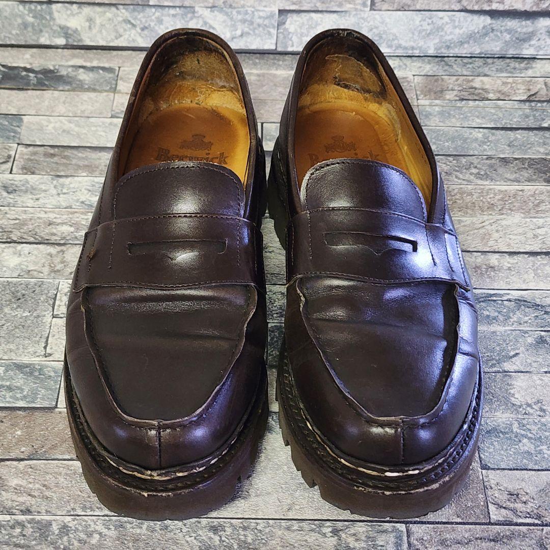 Berwick 1707 ローファー 4456 エクスト 革靴 茶 7