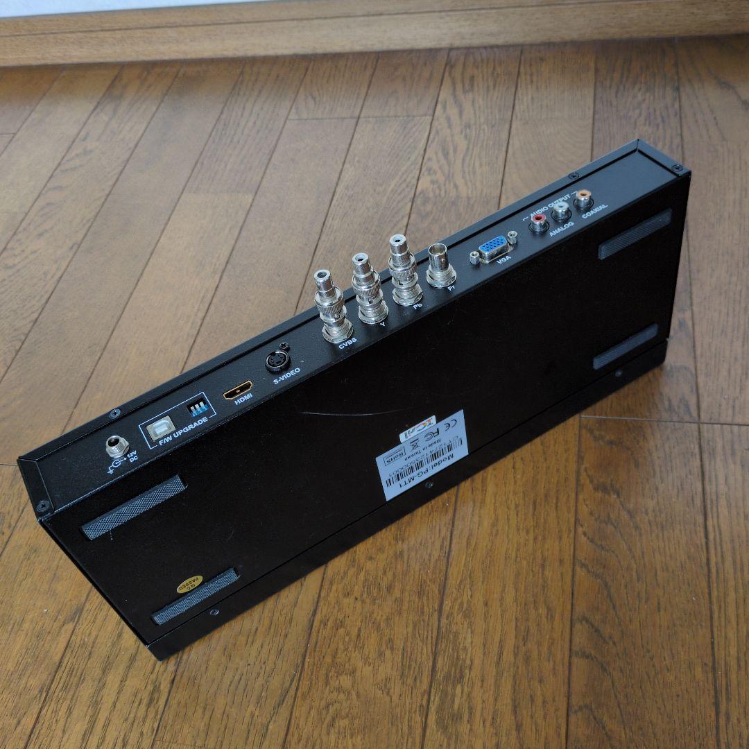 映像と音声のコンバーターです、プロジェクター等のコントロールに使用します。