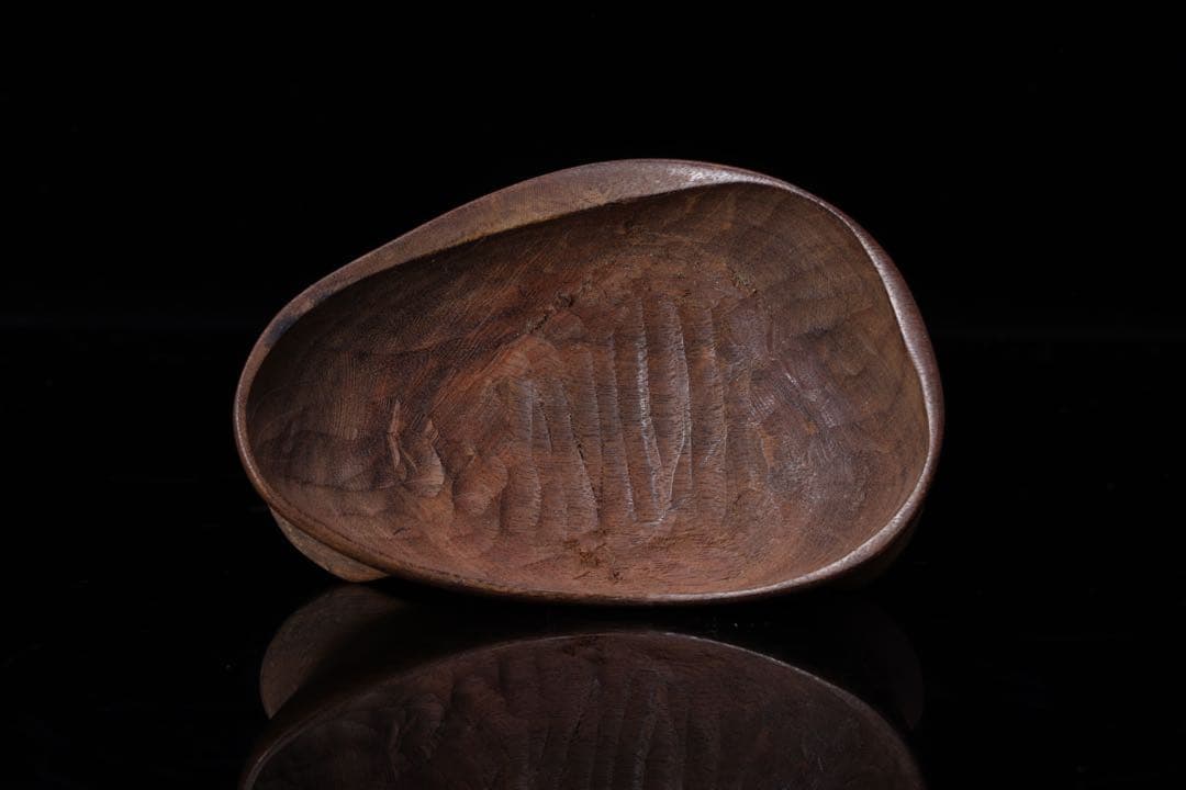 【希少・一点物】竹絵　水石 天然原石 鑑賞石 盆石 台座付　赤玉石　菊花石