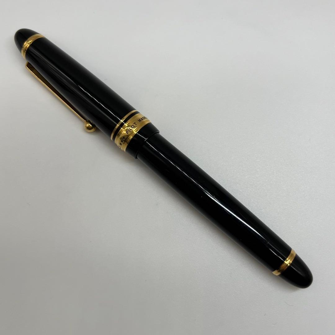 パイロット 万年筆 カスタム743 ブラック 14K F字 動作未確認 3