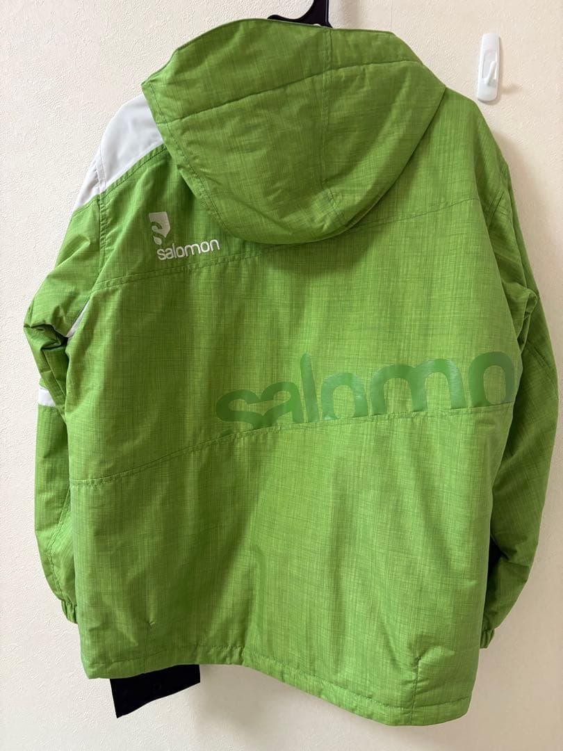salomon スキーウェア グリーン M