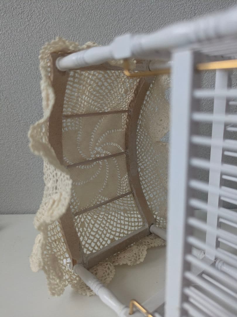 フランスアンティーク ドール用 ベビーベッド