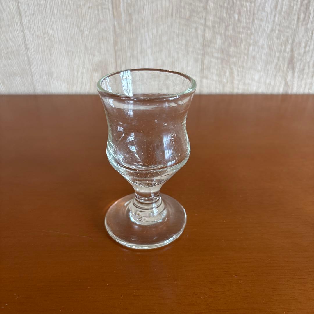 安土忠久氏作 吹きガラスワイングラス2個セット