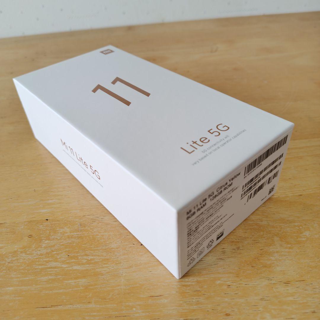 【美品】 MI 11 Lite 5G(SIMフリー)　 シトラスイエロー