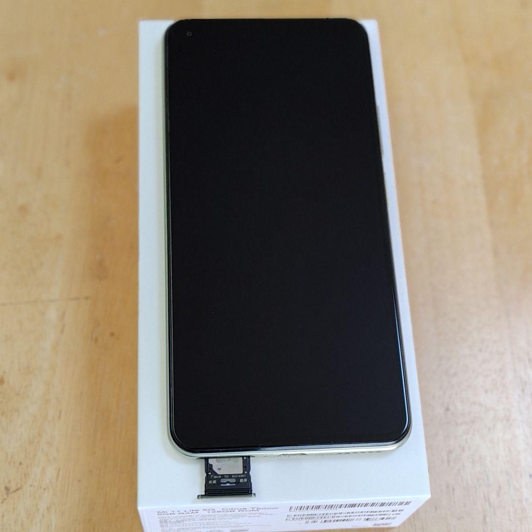 【美品】 MI 11 Lite 5G(SIMフリー)　 シトラスイエロー