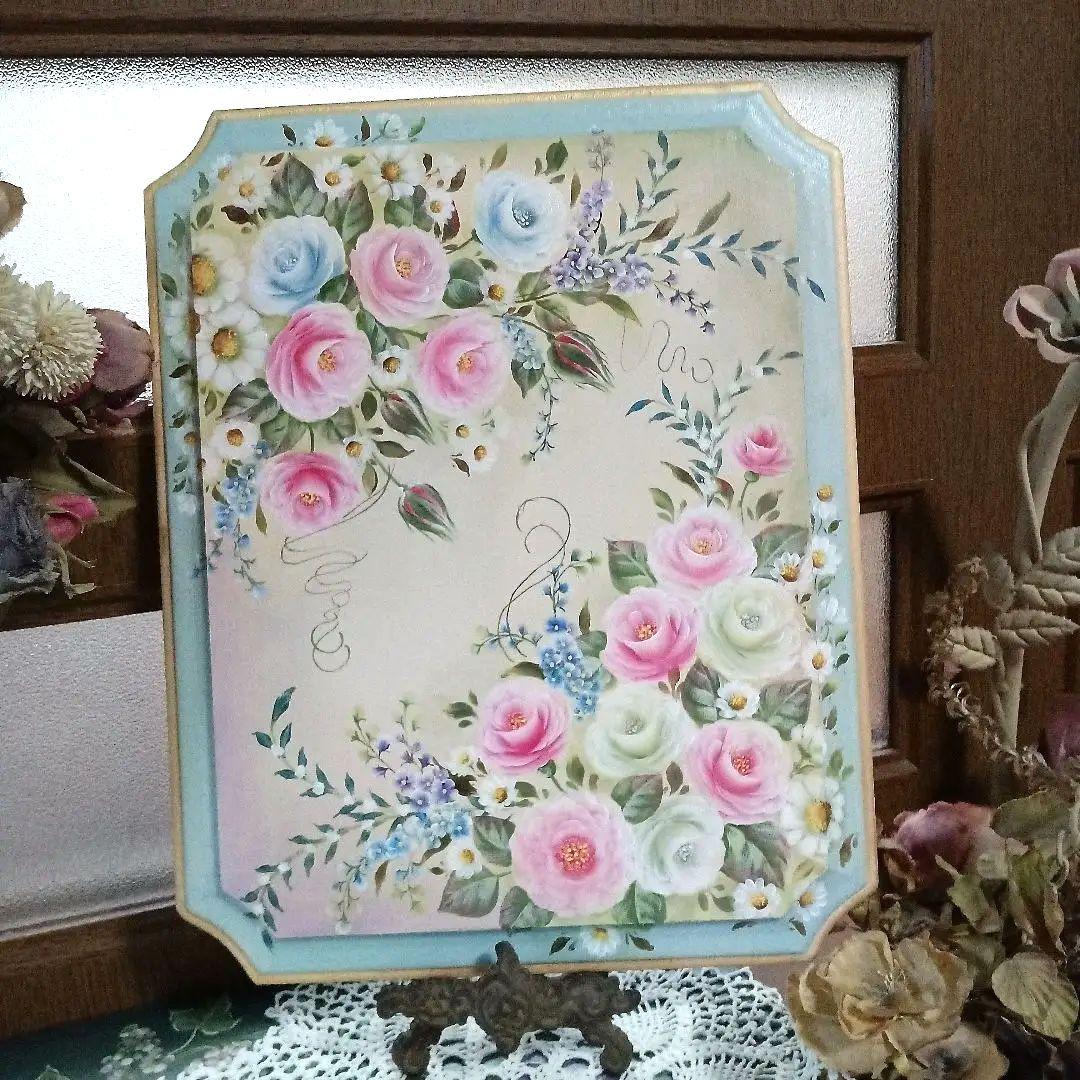 トールペイント作品　ヴィオラです。