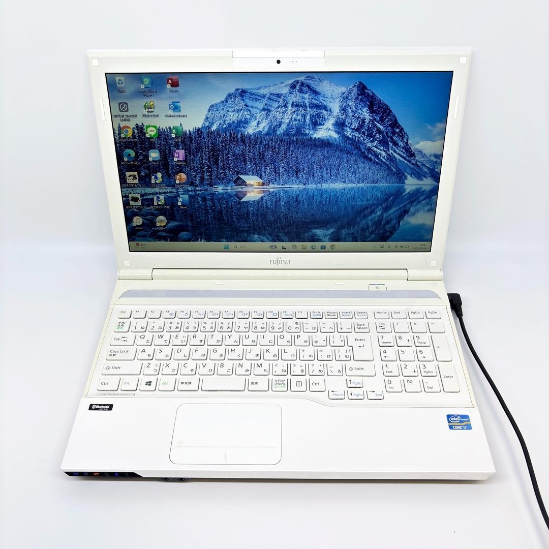 【快適動作】ノートパソコン/Core i7/Win11/SSD/オフィス/A6