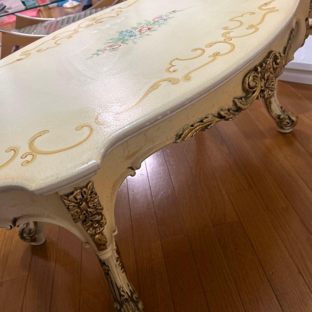 SILIK シリック　ロココ　ローテーブル　センターテーブル　アンティーク