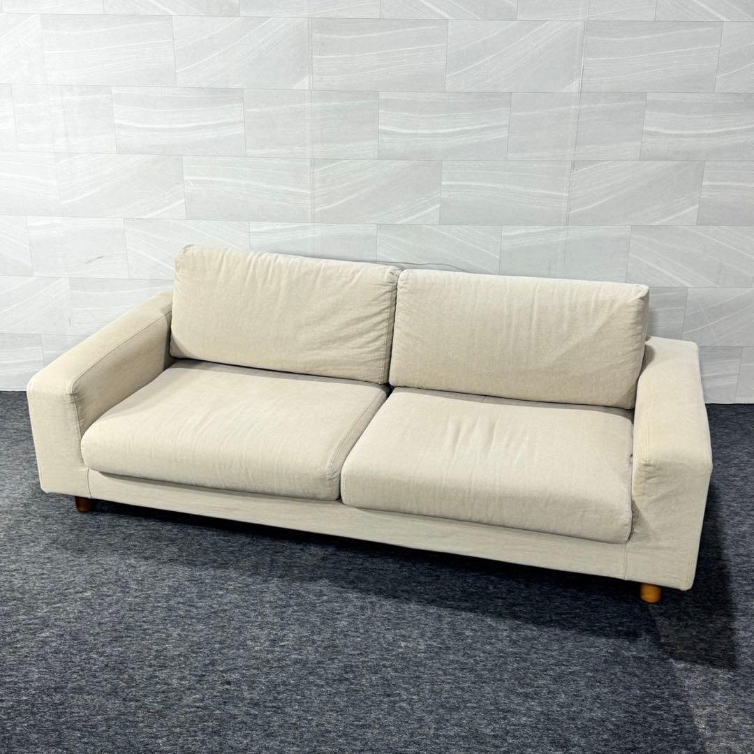 無印良品 MUJI ファブリックソファ 2.5人がけ 人気商品 d5240
