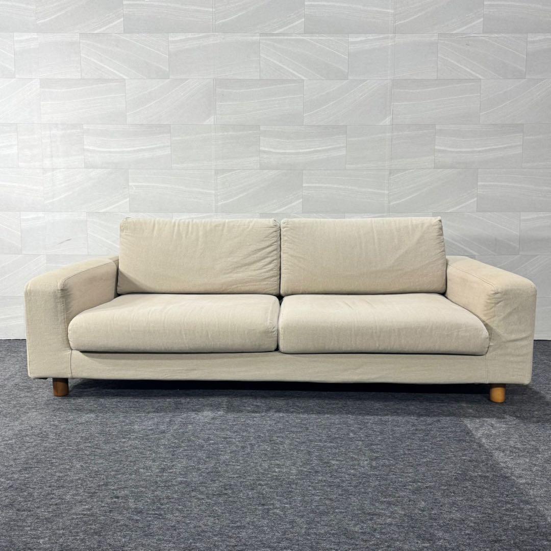 無印良品 MUJI ファブリックソファ 2.5人がけ 人気商品 d5240