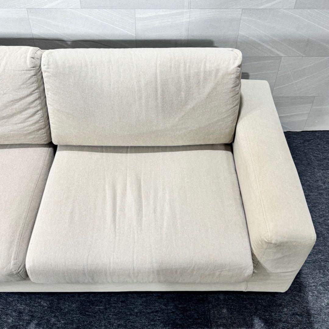 無印良品 MUJI ファブリックソファ 2.5人がけ 人気商品 d5240