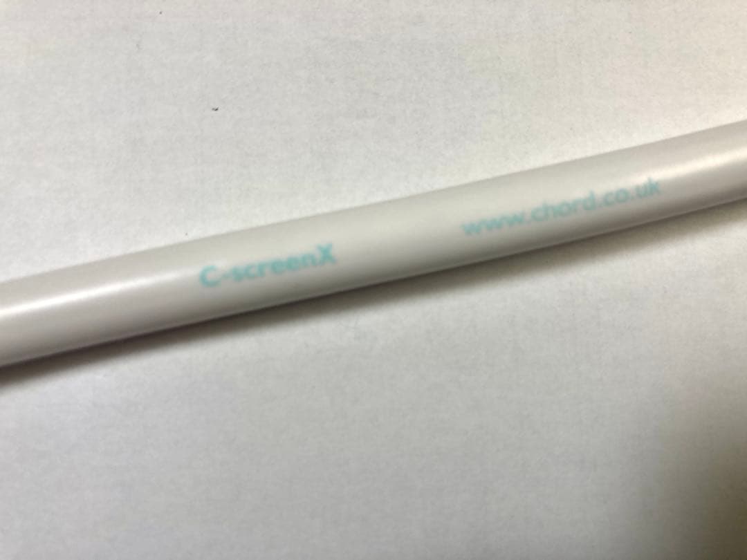 イギリス コード CHORD 社 C-screenX スピーカーケーブル