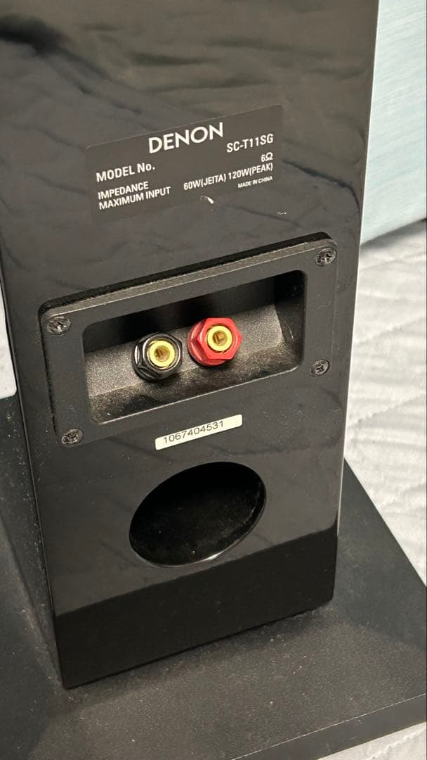 DENON フロアスタンドスピーカー 黒　SC-T11SG