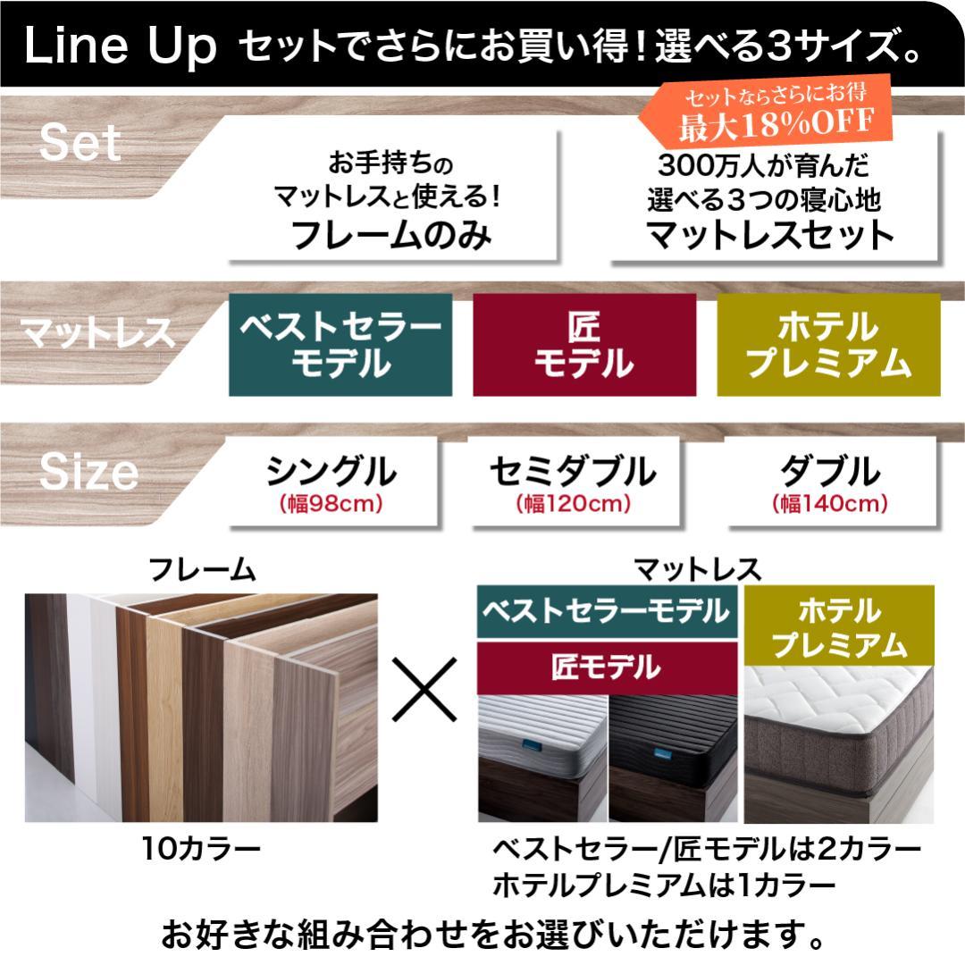 最安値！マットレスなし シングルベッド 　収納 コンセント 送料込み！ 28