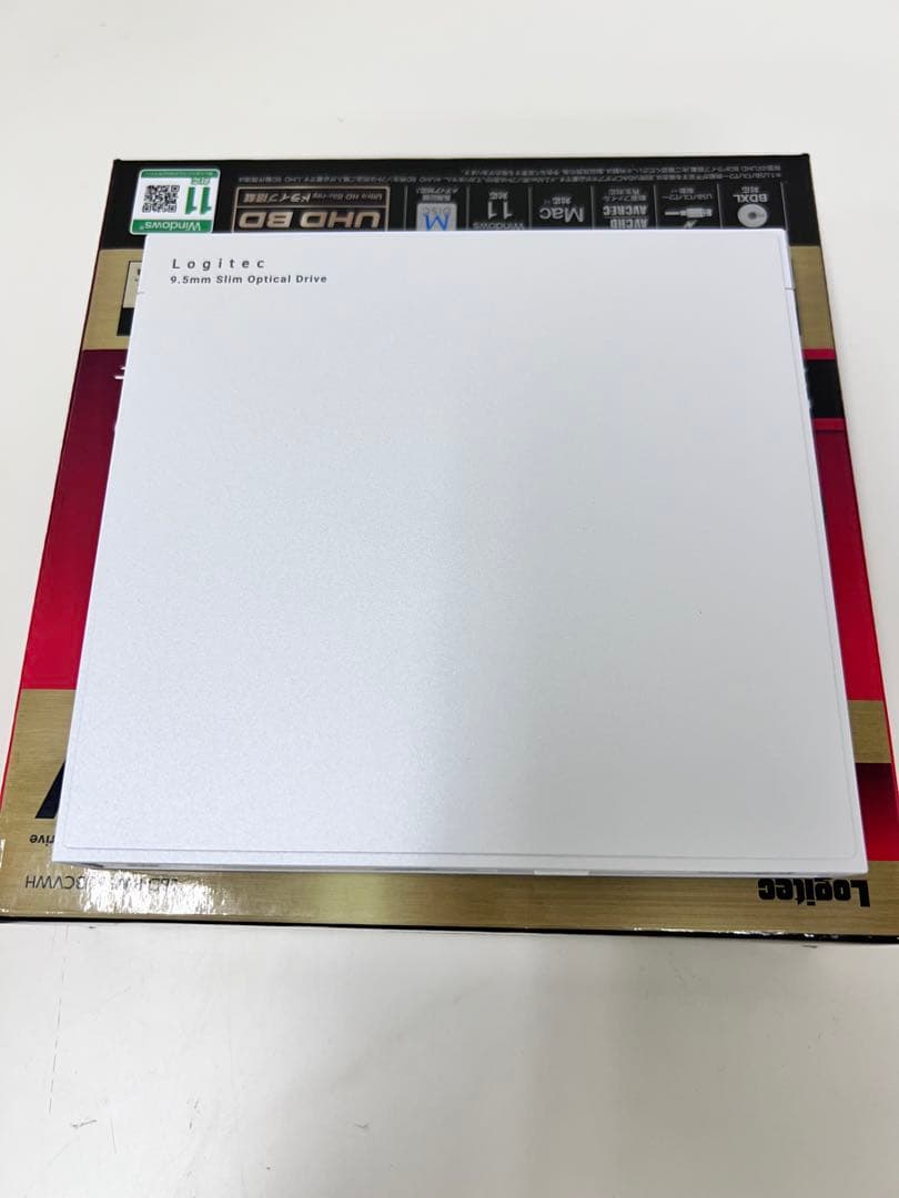 #DVD116Logitech ブルーレイドライブ LBD-PWB6U3CVWH