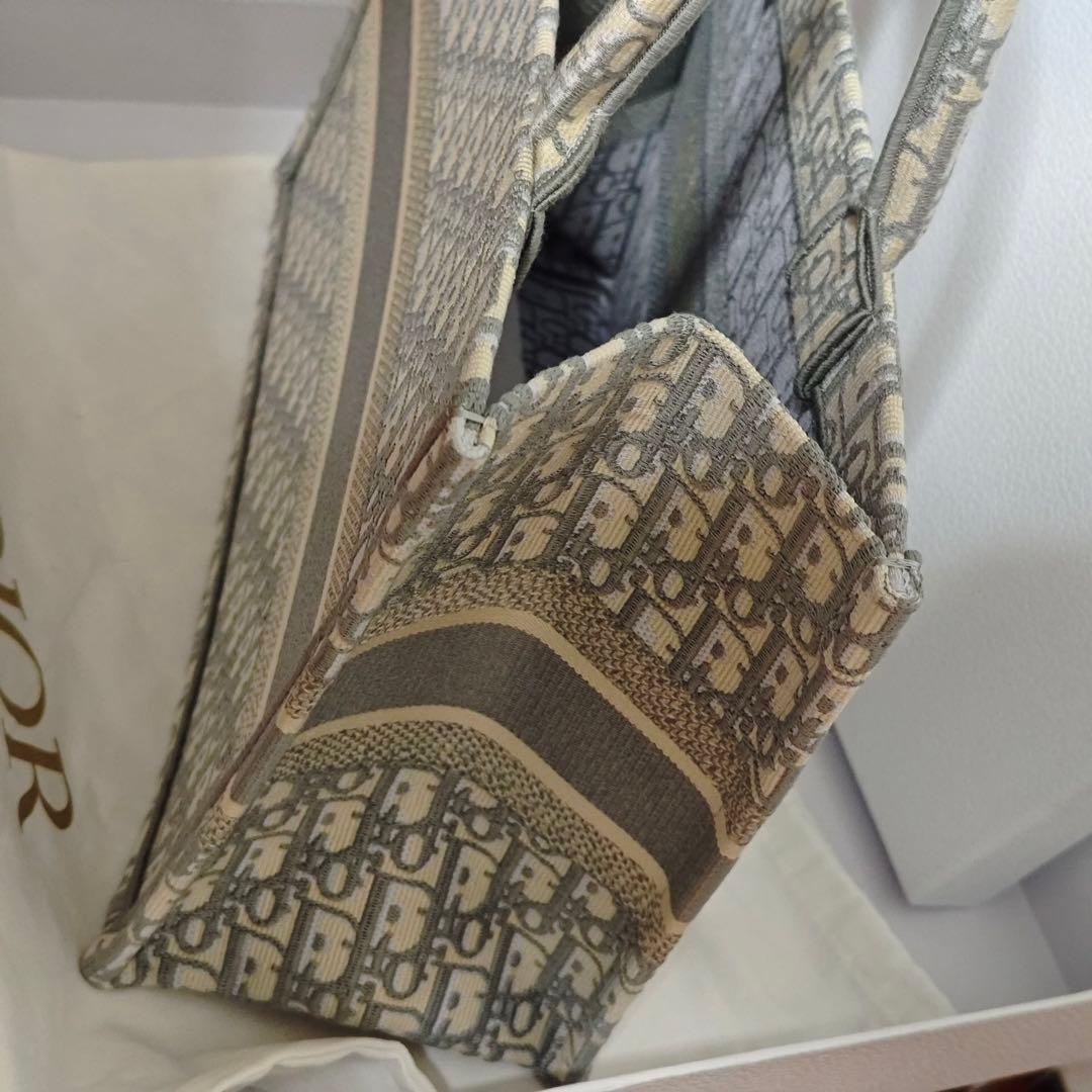 ショルダーバッグ キャンバス ベージュ/グレー 36cm