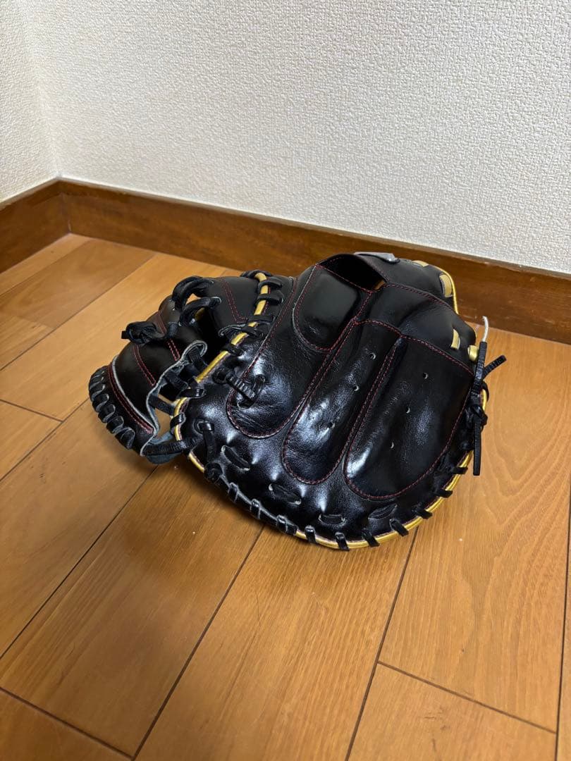 【良品】ハタケヤマ　軟式用キャッチャーミット　即戦力