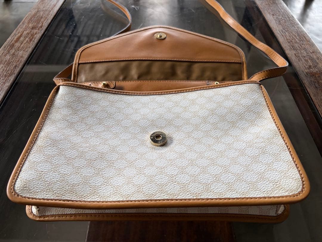 1980s vintage cap ビンテージセリーヌショルダーバック　マカダム