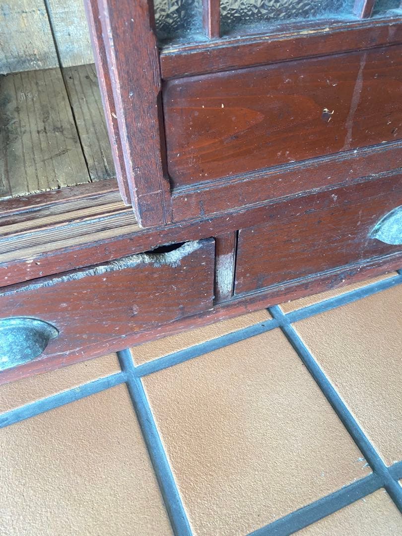 茶箪笥　食器棚　整理棚　小物入れ　昭和アンティーク