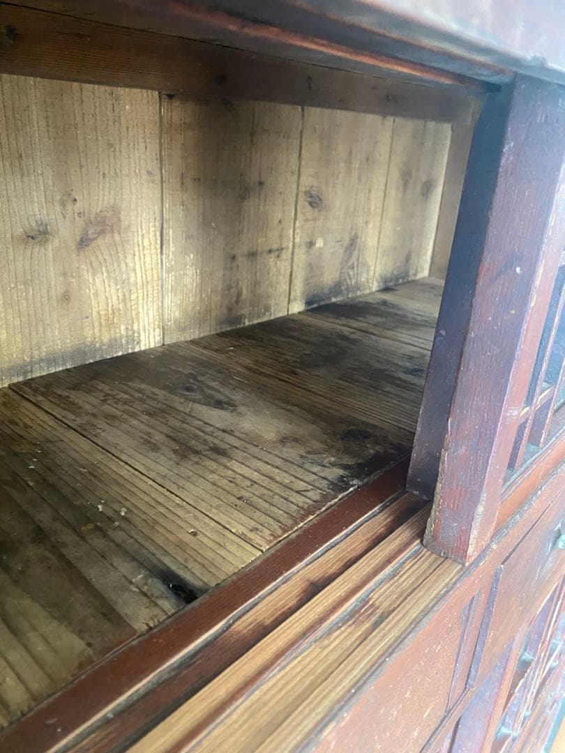 茶箪笥　食器棚　整理棚　小物入れ　昭和アンティーク