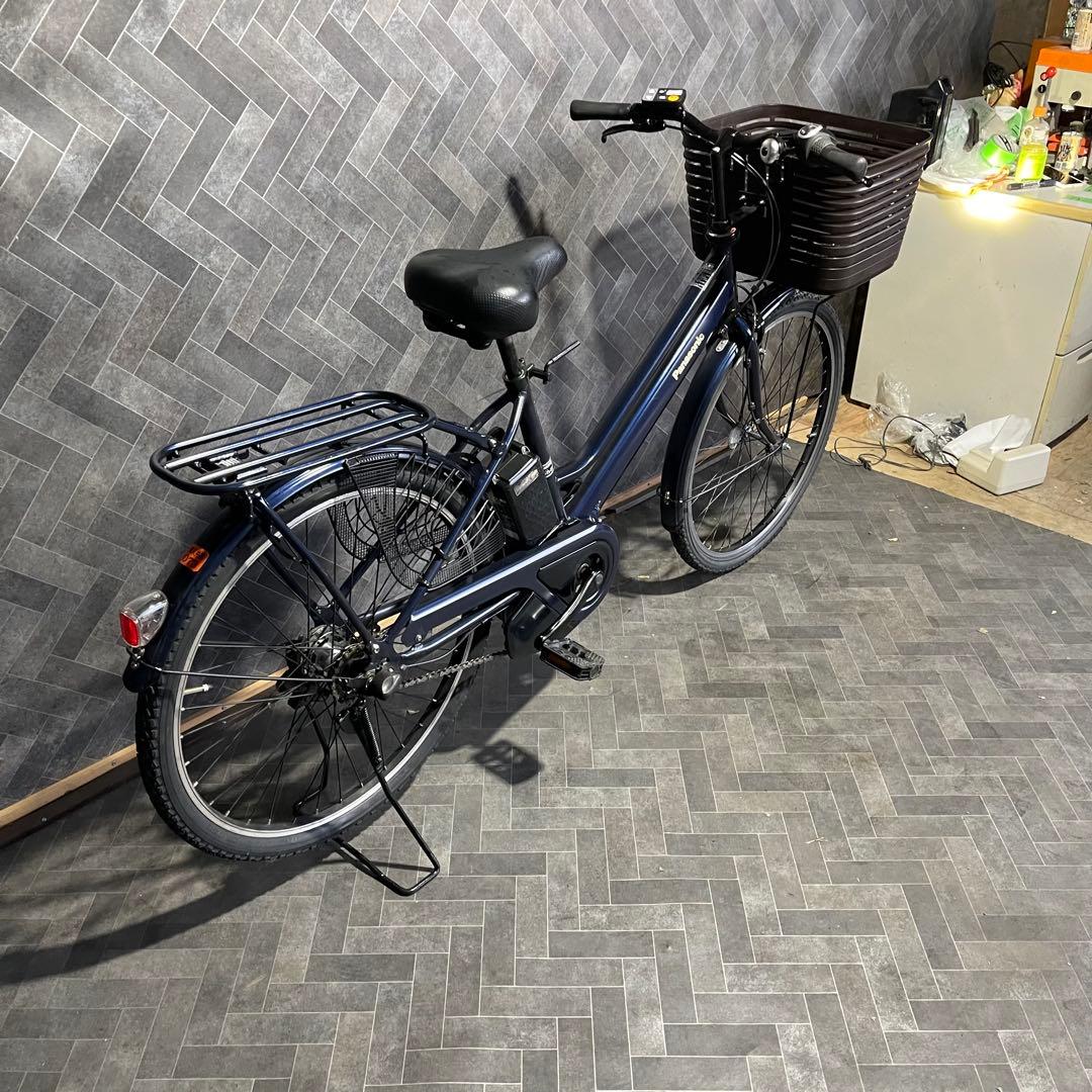 電動アシスト自転車 ネイビー シティタイプ
