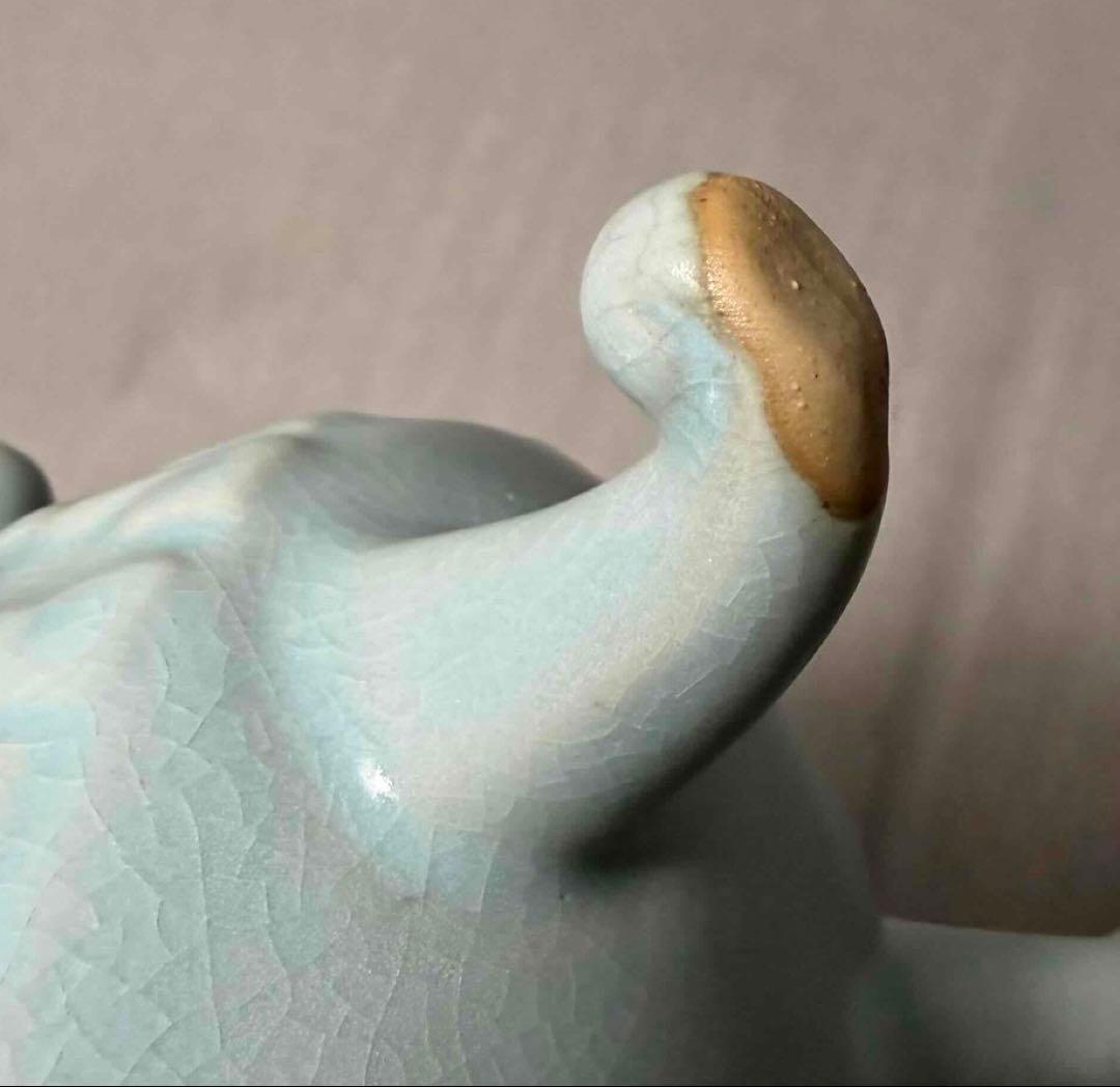 中国 三つ足水注　f2260117