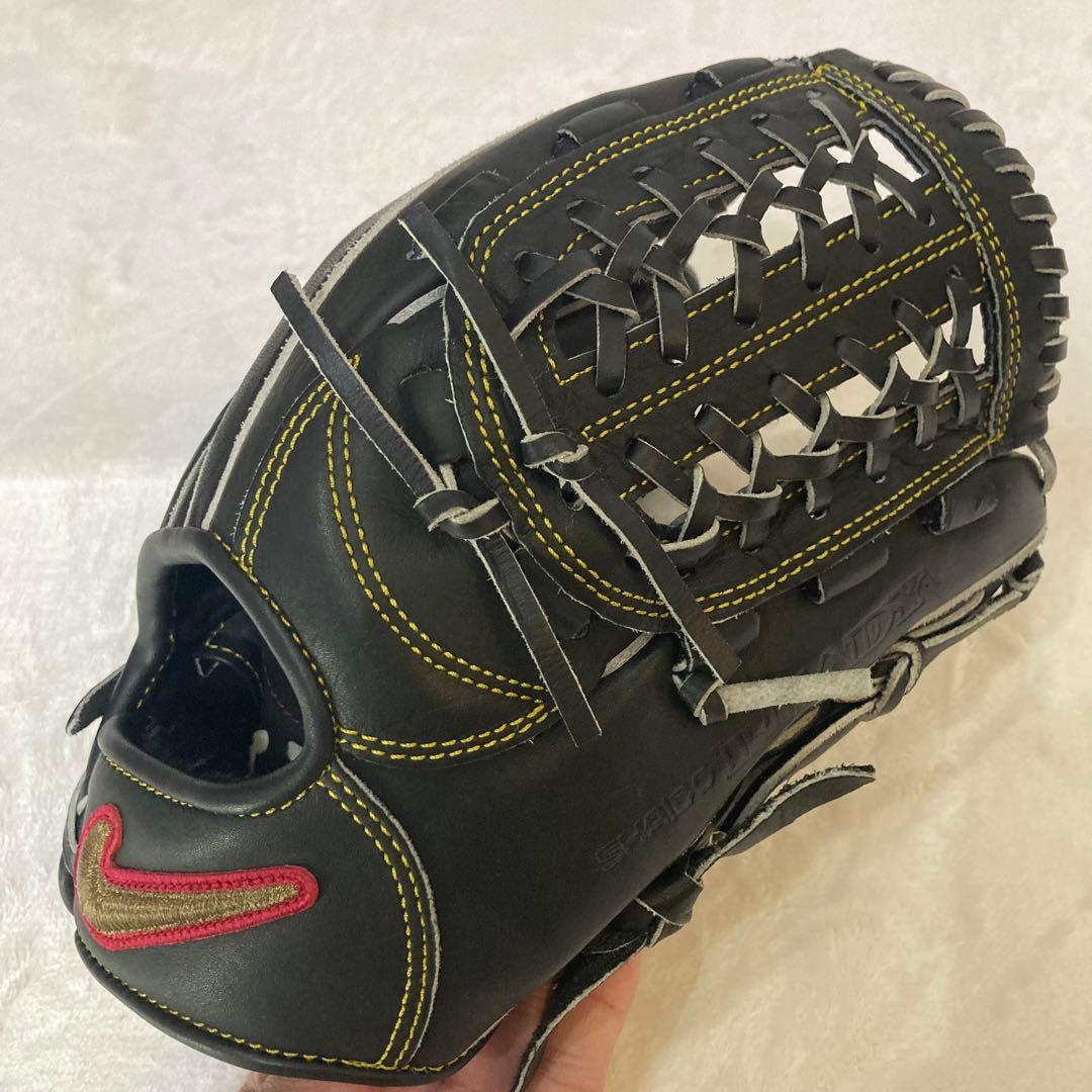 【美品】NIKEナイキ軟式内野用グラブSHADO　謝道