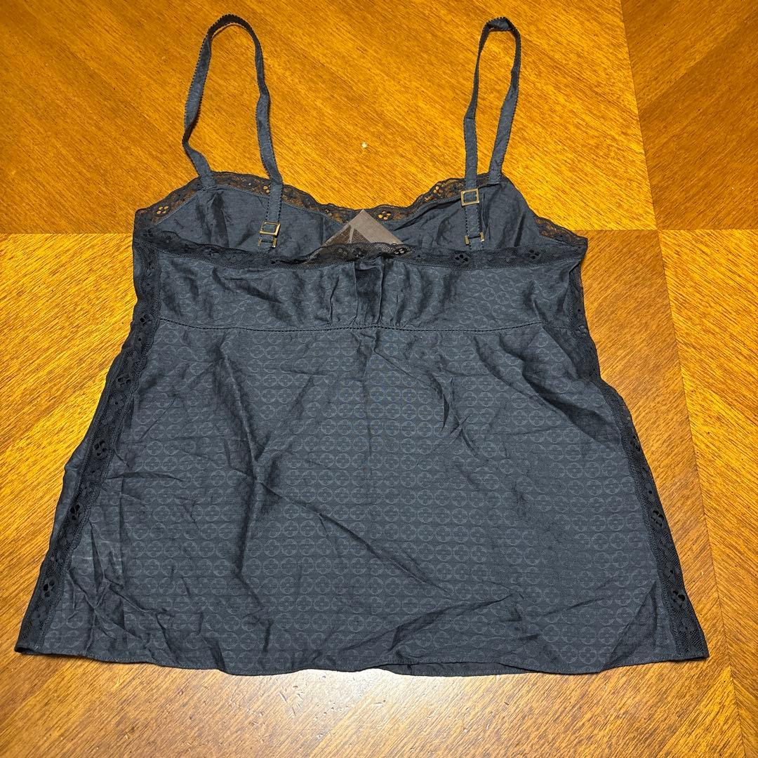 新品　ルイヴィトン　黒　キャミソール　モノグラムフラワー